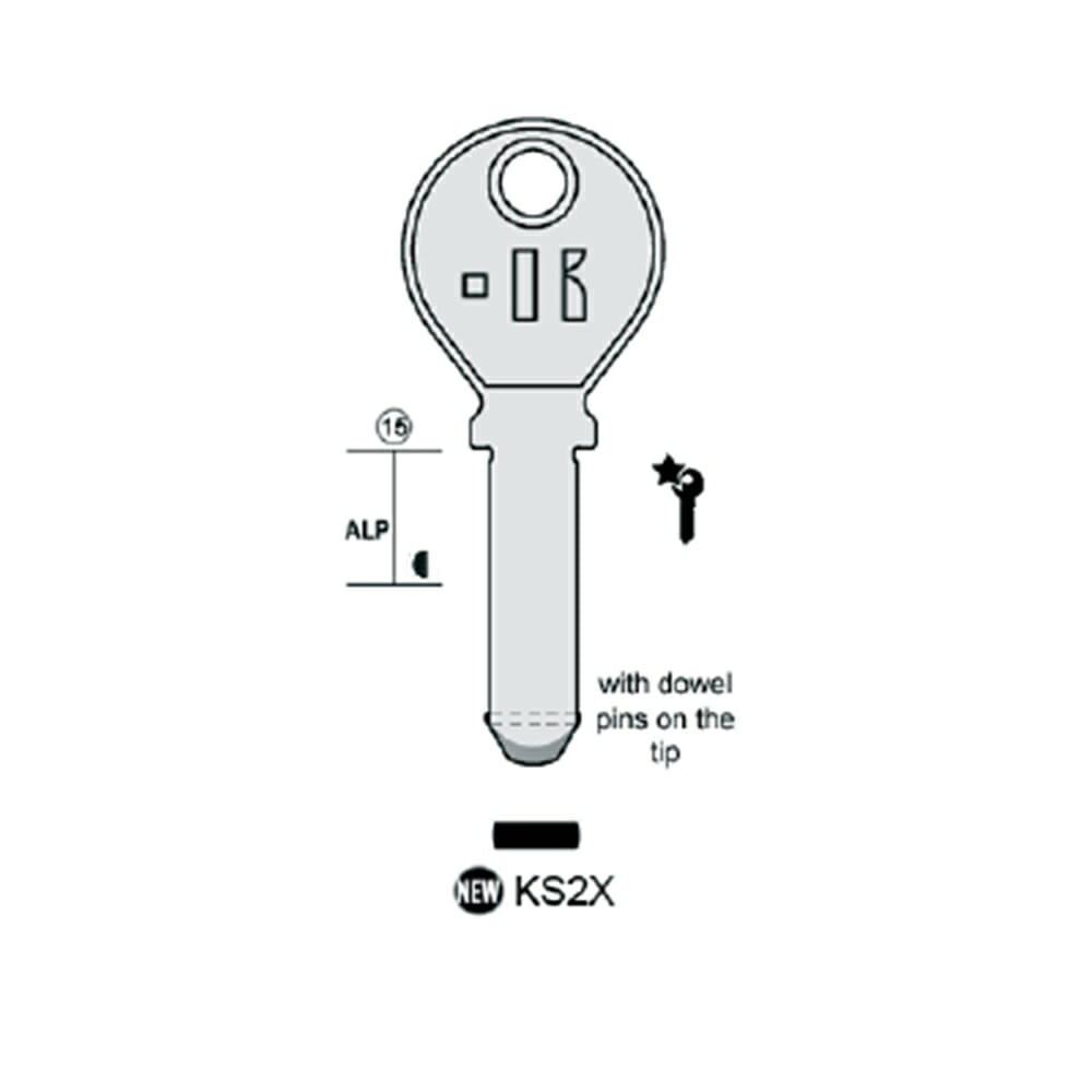 KESO - KS2X#K310 Omega ''mit Kugel''