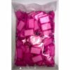 100x Schlüsselschilder rosa zum beschriften, Kofferanhänger