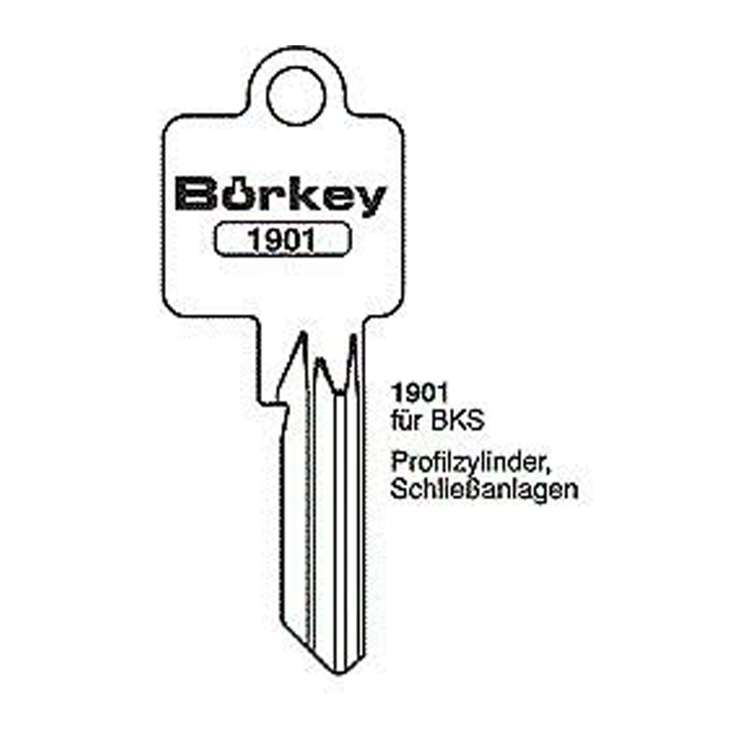 BKS - Börkey 1901/6 Anlageschlüssel