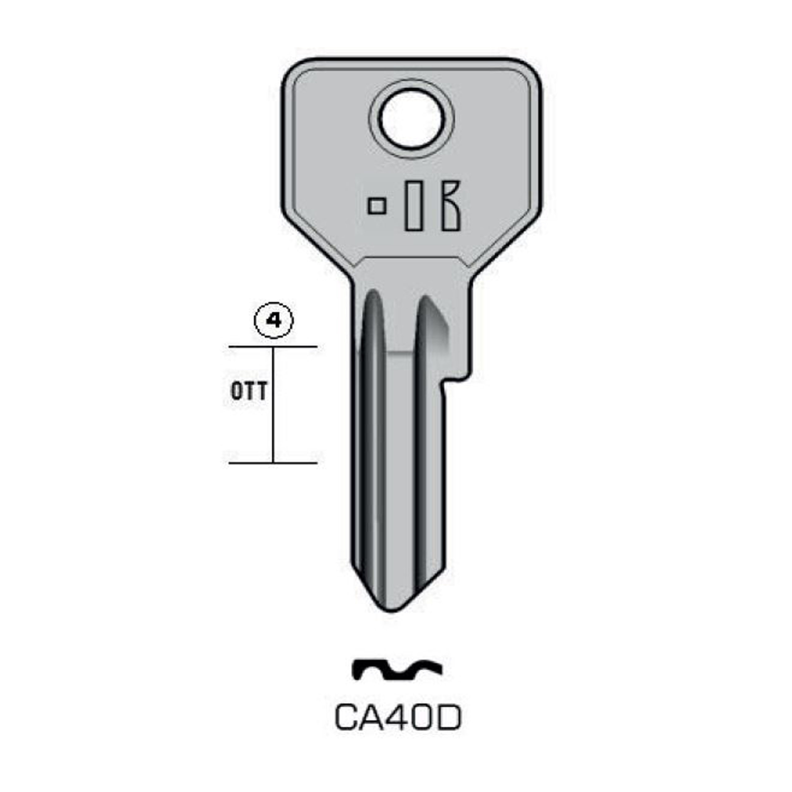 CISA – CA40D#K000 messing