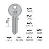 CISA – CA13D-A#K100 Hauptschlüssel