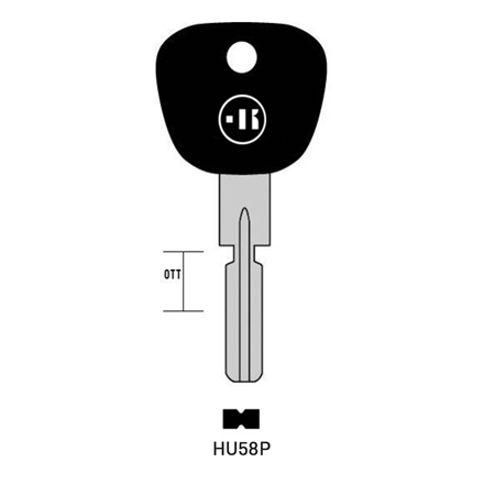 Fahrzeugschlüssel - HU58P#T041