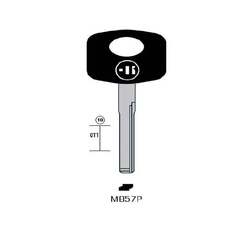Fahrzeugschlüssel - MB57P#K041