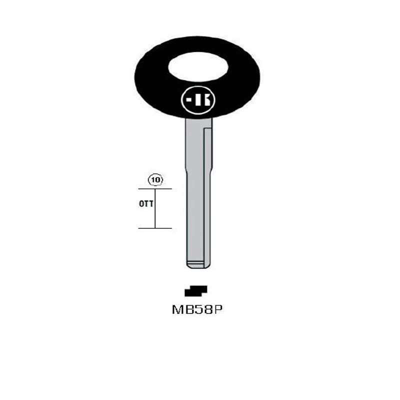 Fahrzeugschlüssel - MB58P#K041