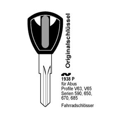 ABUS -Original Fahrradschlüssel V65