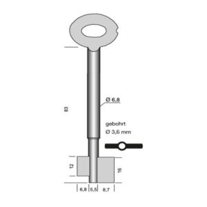 ORIGINAL STUV Rohling - SR-00-Z105-1 - Zinkdruckguss